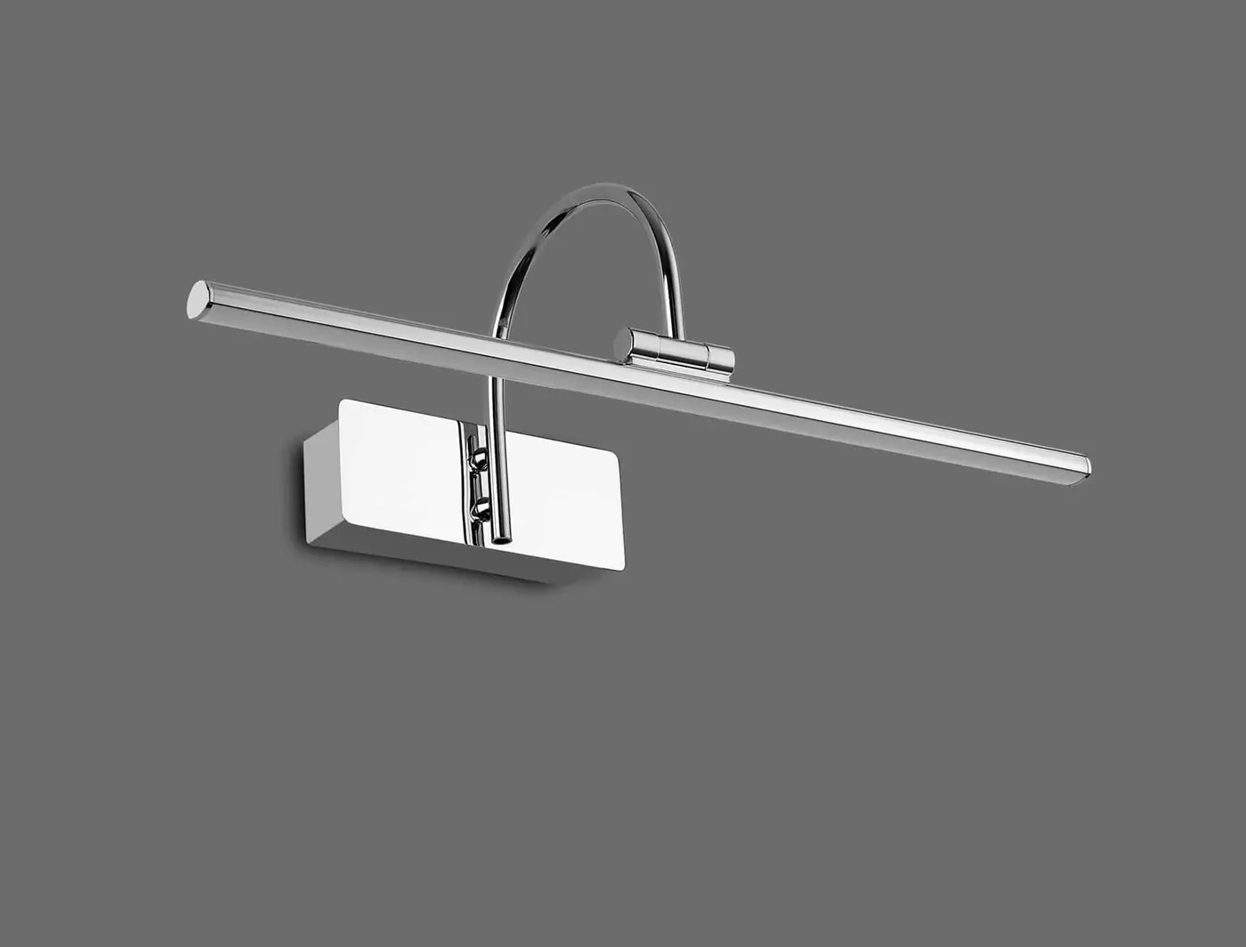 silver wall light