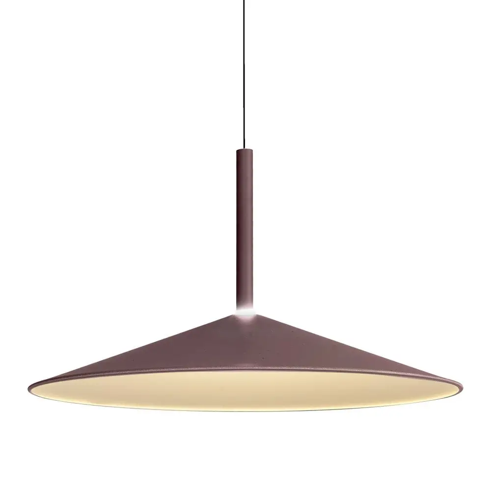 purple ceiling light