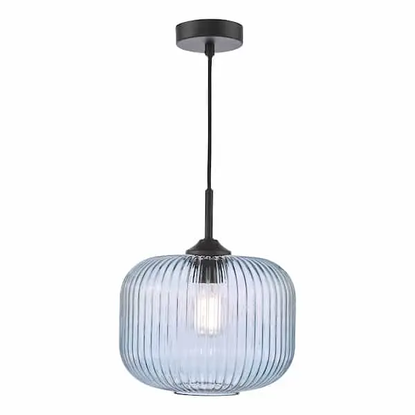 ceiling light with black hardware