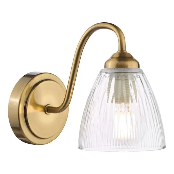 gold wall light
