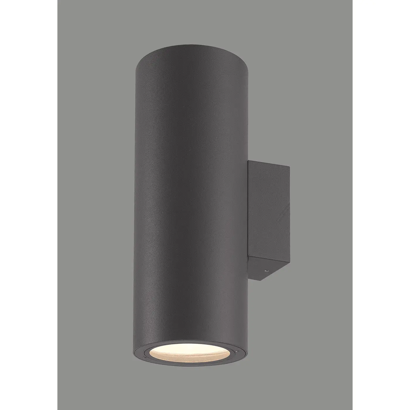 Outdoor wall fitting in dark grey finish