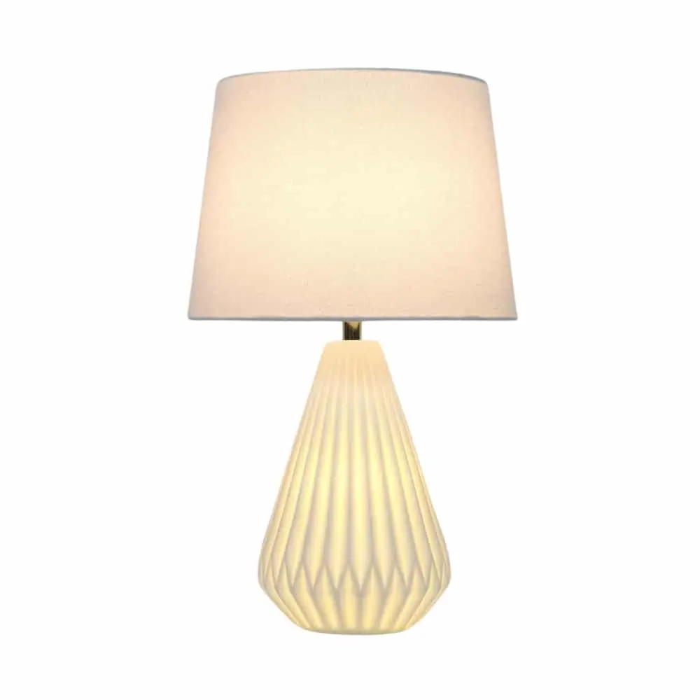 cream lamp
